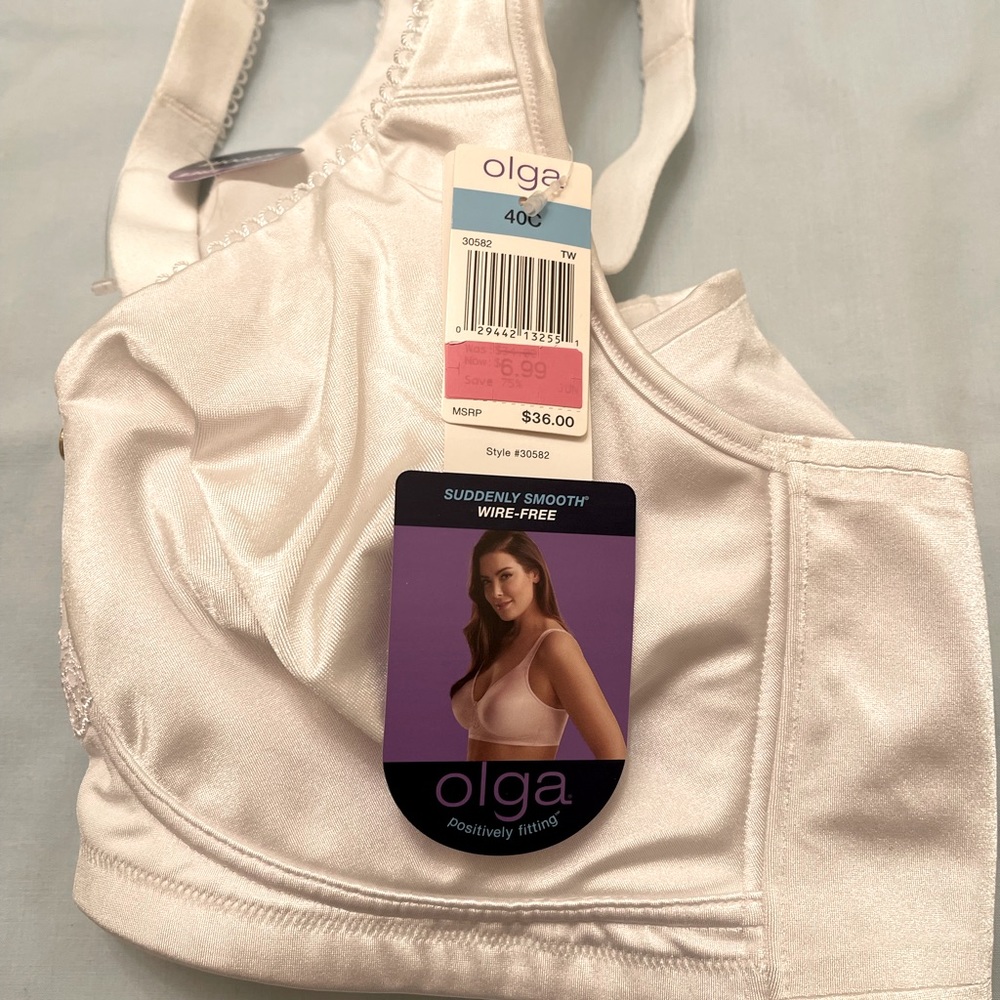 Olga Bra Suddenly Smooth Wire Free 40C